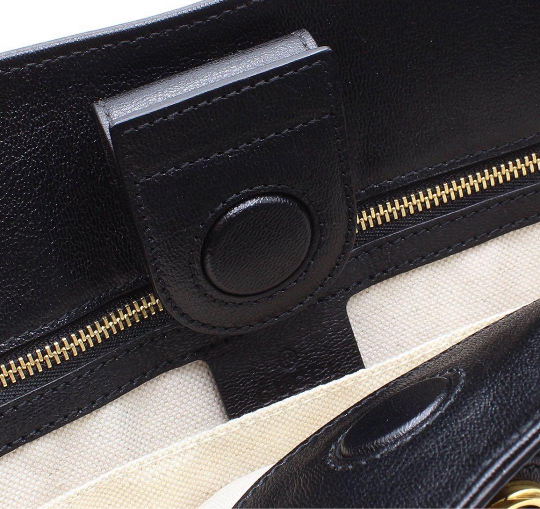 New Gucci Horsebit Leather Tote Bag