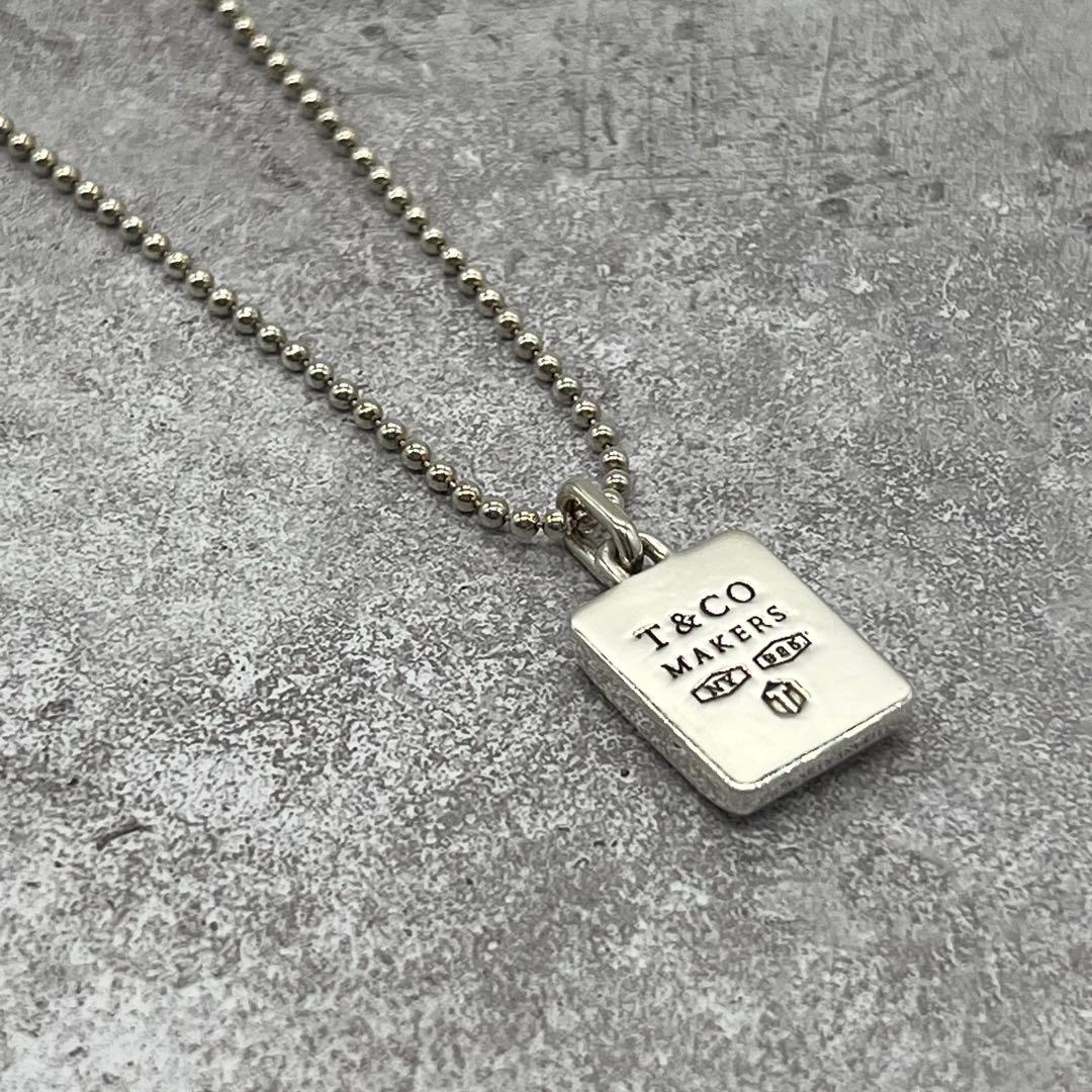 Tiffany & Co Makers Square Necklace