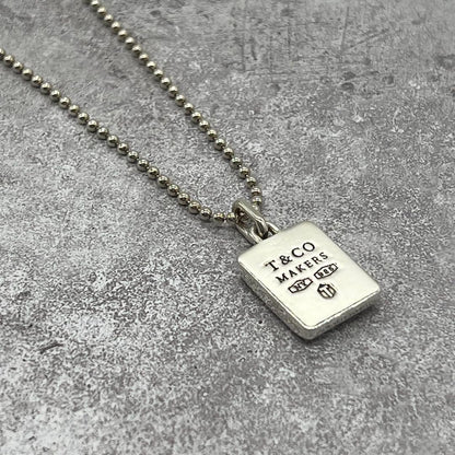 Tiffany & Co Makers Square Necklace