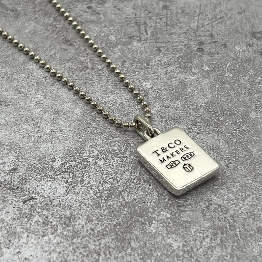 Tiffany & Co Makers Square Necklace