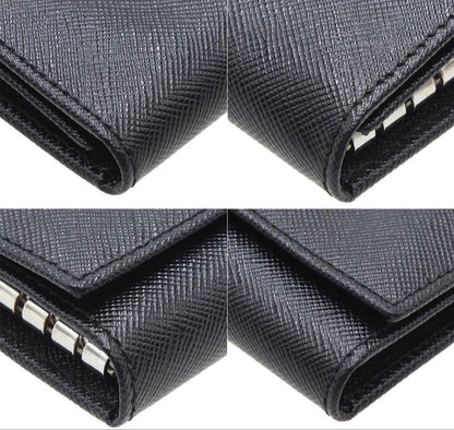 Prada Saffiano Leather Key Case Key Holder — view 4