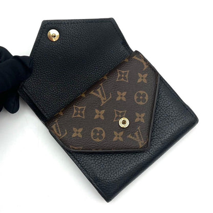 Louis Vuitton Monogram Portefeuille Double Compact Black Wallet — view 3
