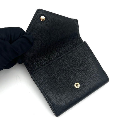 Louis Vuitton Monogram Portefeuille Double Compact Black Wallet — view 4