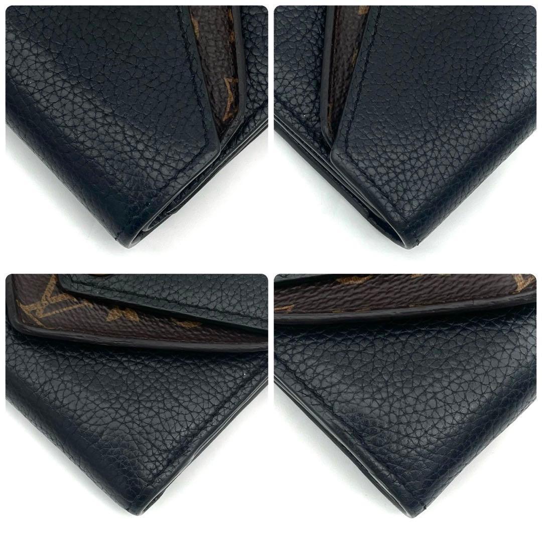 Louis Vuitton Monogram Portefeuille Double Compact Black Wallet — view 8