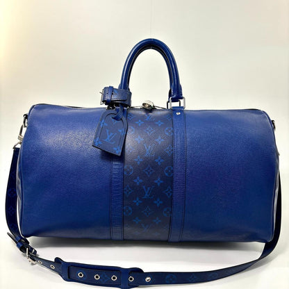 Louis Vuitton Taigarama Keepall Bandouliere 50 Boston Bag