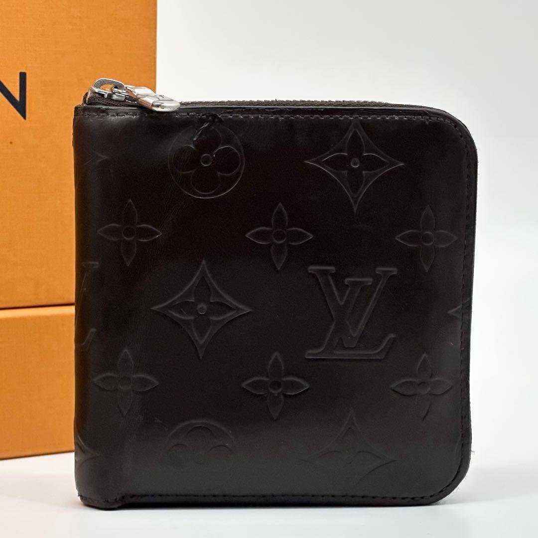 Louis Vuitton Porte-Monnaie Zip Glace Monogram Round Compact Coin Purse — view 2