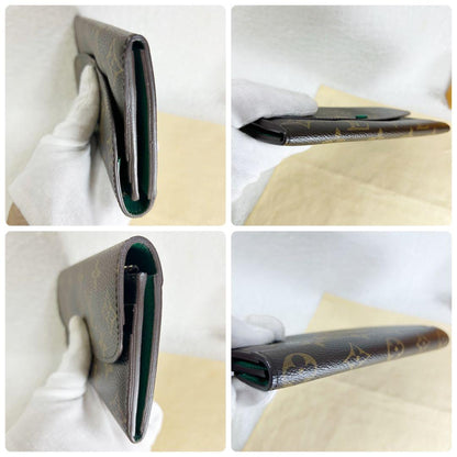 Louis Vuitton Portefeuille Emily Green Monogram Long Wallet