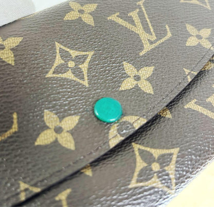 Louis Vuitton Portefeuille Emily Green Monogram Long Wallet