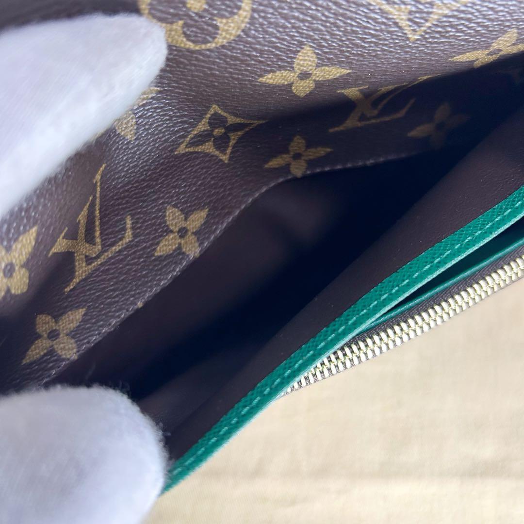 Louis Vuitton Portefeuille Emily Green Monogram Long Wallet