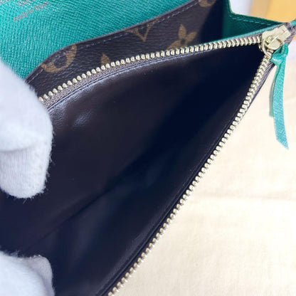 Louis Vuitton Portefeuille Emily Green Monogram Long Wallet