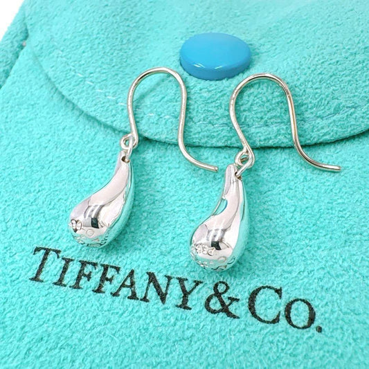 Tiffany & Co Teardrop Hook Earrings In 925 Silver