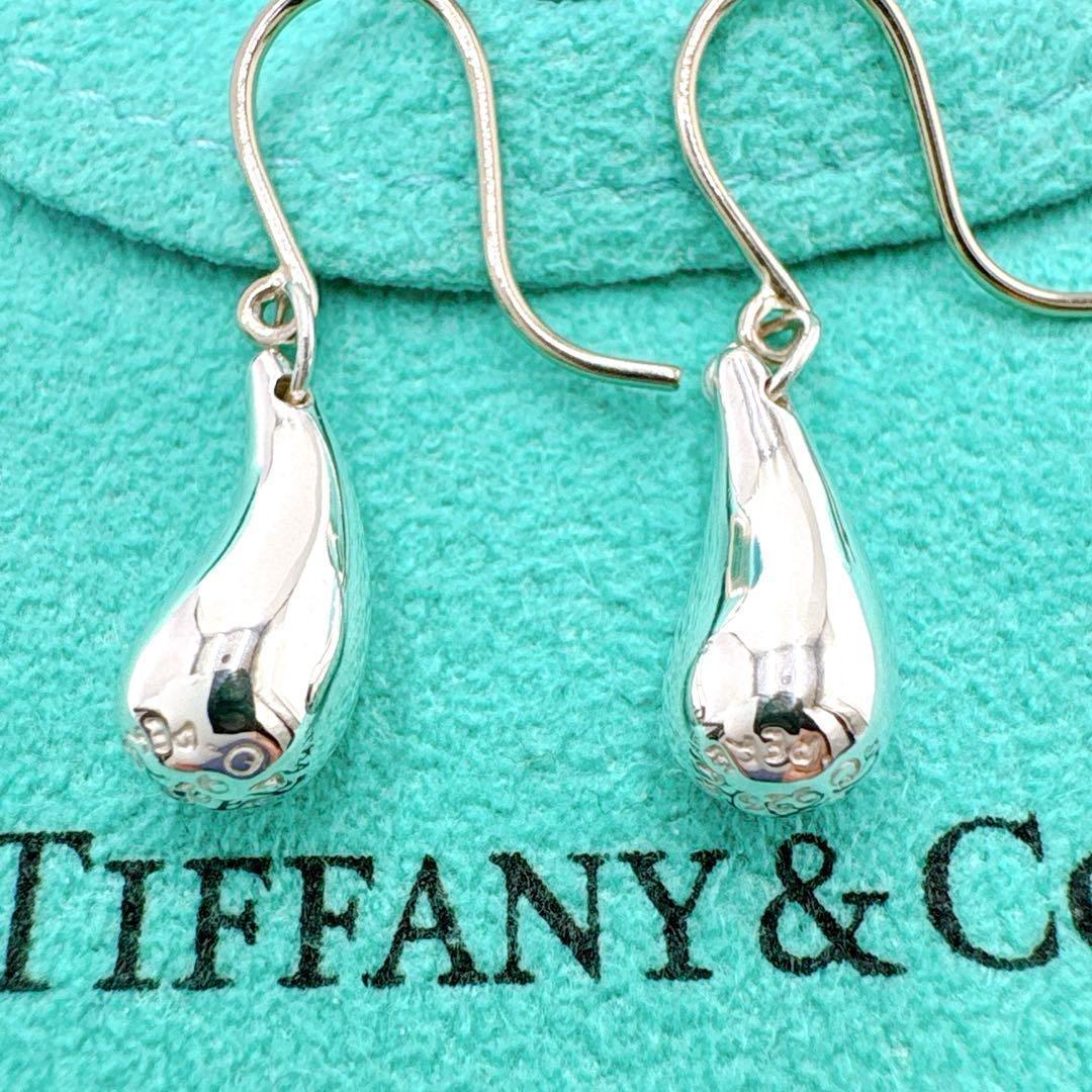 Tiffany & Co Teardrop Hook Earrings In 925 Silver