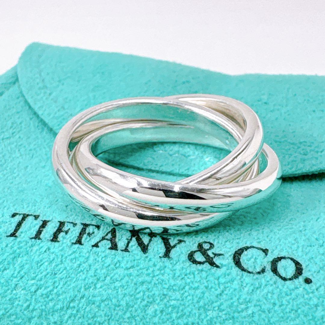 Tiffany & Co Trinity Ring #14 In 925 Silver
