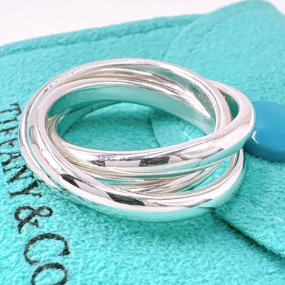 Tiffany & Co Trinity Ring #14 In 925 Silver