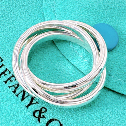 Tiffany & Co Trinity Ring #14 In 925 Silver