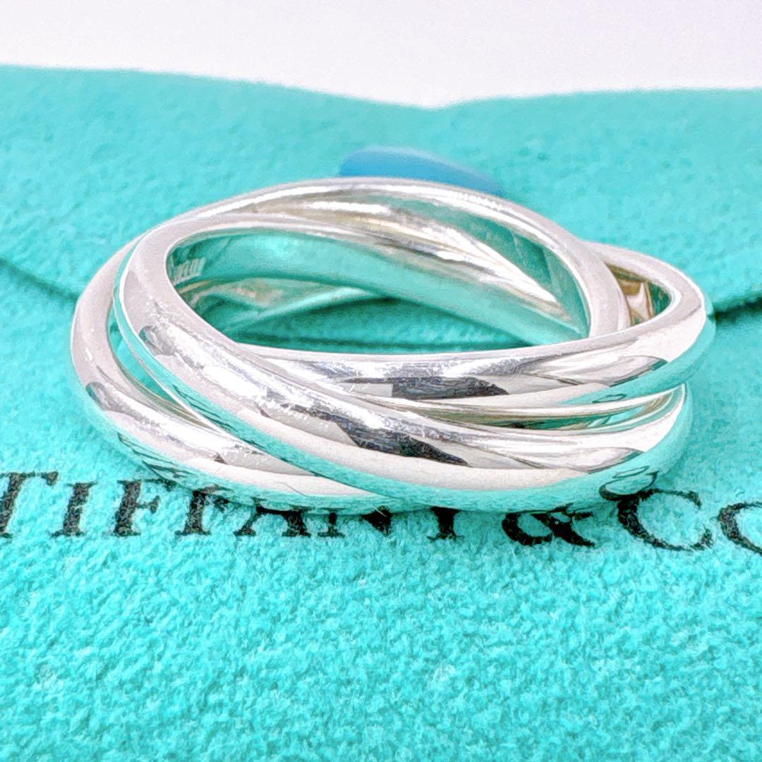 Tiffany & Co Trinity Ring #14 In 925 Silver
