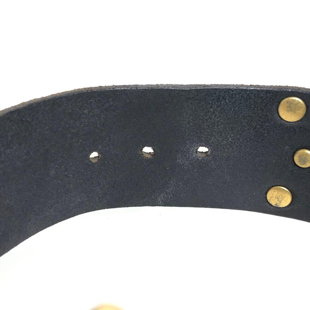 Gucci Leather Bracelet Cat Head Black Gold Hardware