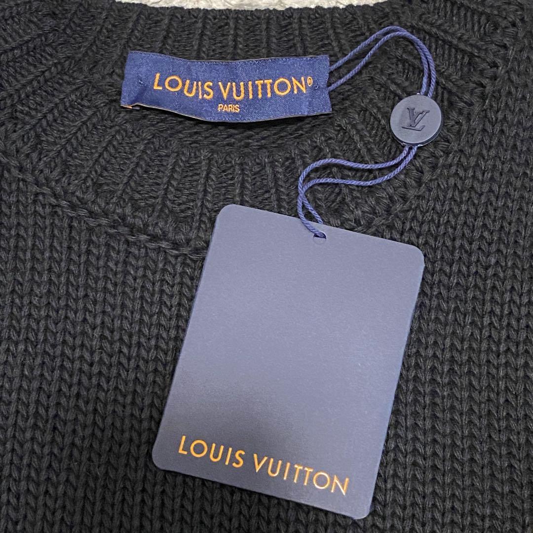 Tagged Louis Vuitton Embroidered Knit Beads