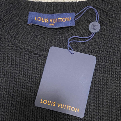 Tagged Louis Vuitton Embroidered Knit Beads
