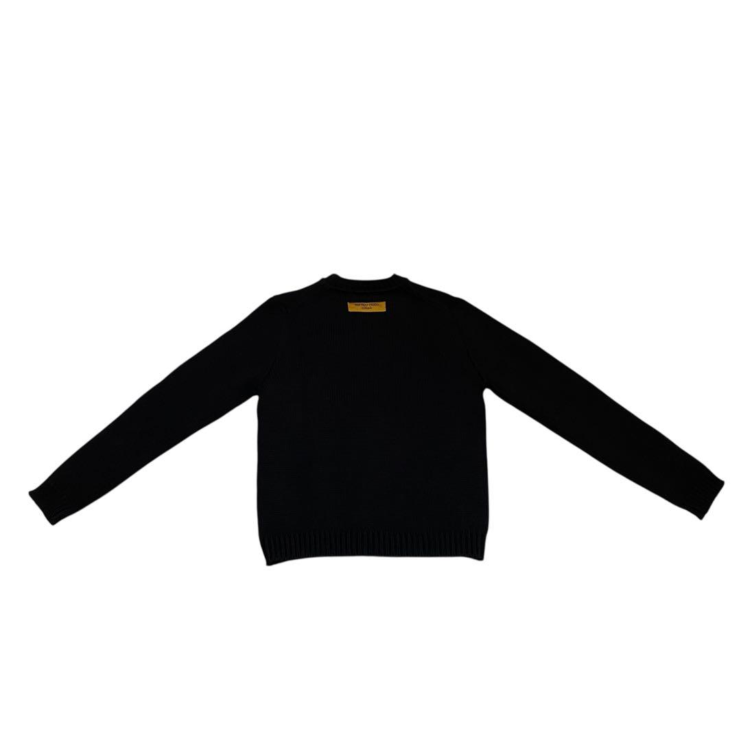 Tagged Louis Vuitton Embroidered Knit Beads