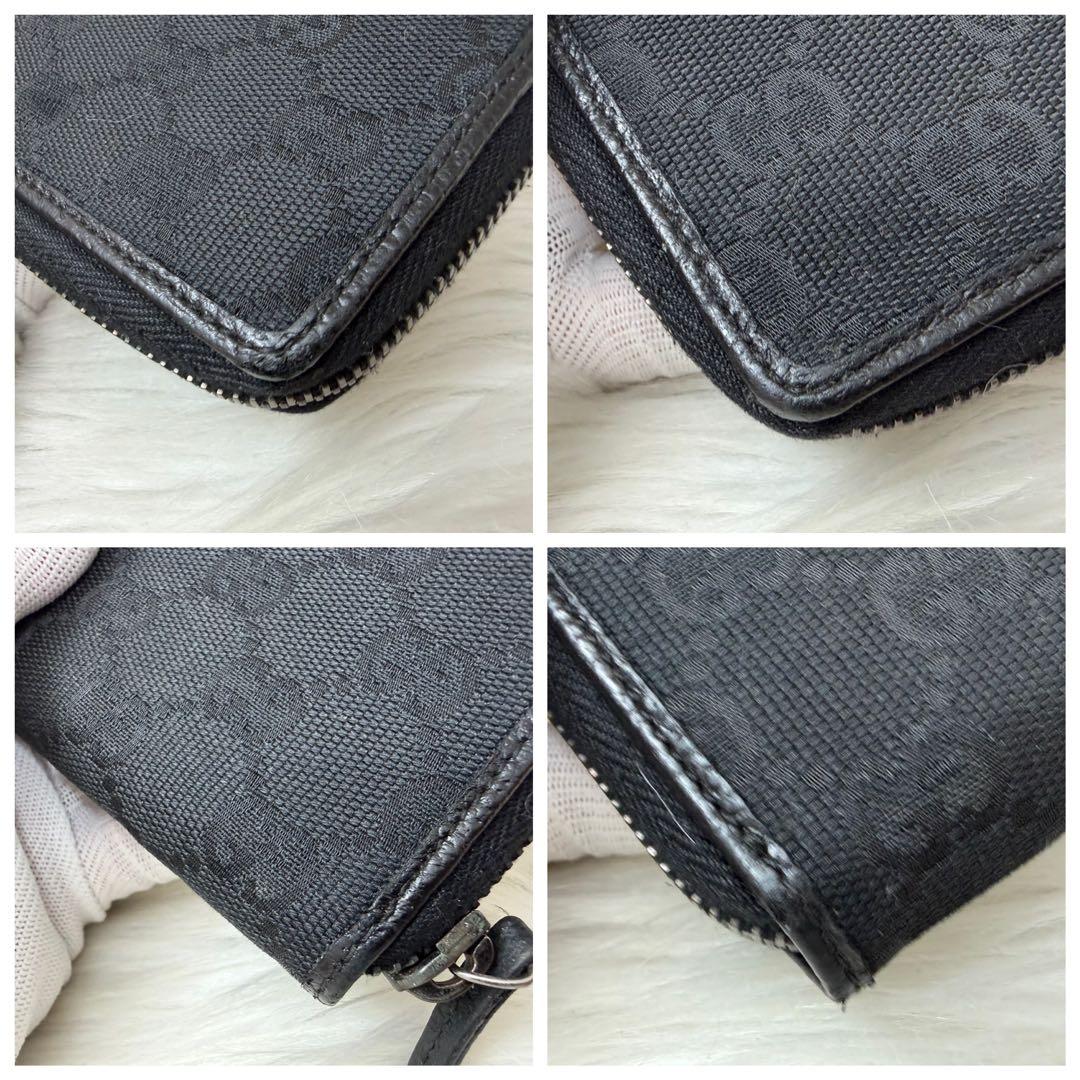 Gucci Wallet Canvas Fabric Black — view 7