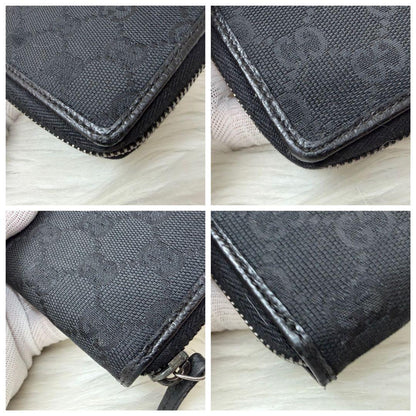 Gucci Wallet Canvas Fabric Black — view 7