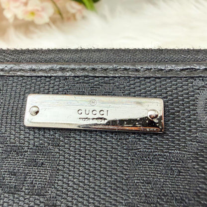 Gucci Wallet Canvas Fabric Black — view 8