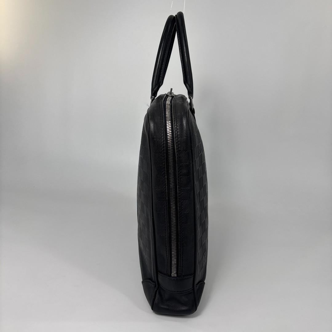 Louis Vuitton Damier Infini Porte Documents Business Bag Black — view 4