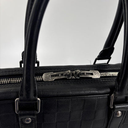 Louis Vuitton Damier Infini Porte Documents Business Bag Black — view 7