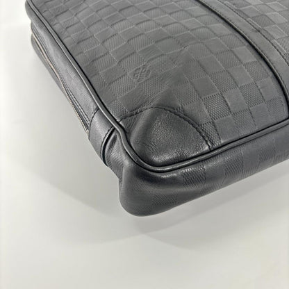 Louis Vuitton Damier Infini Porte Documents Business Bag Black — view 8