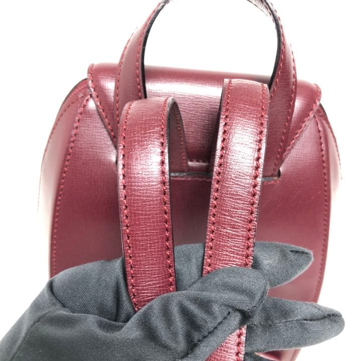 Cartier Backpack Must Bordeaux Shape Push Leather