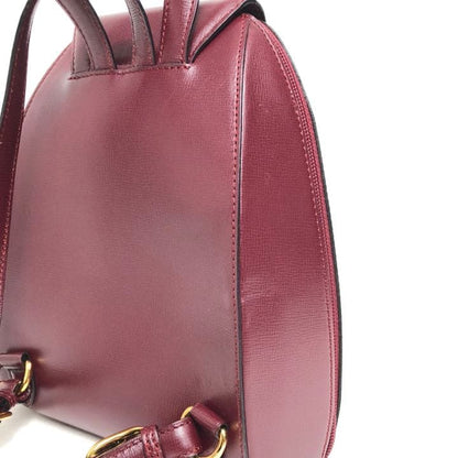 Cartier Backpack Must Bordeaux Shape Push Leather