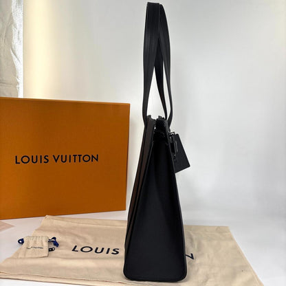Louis Vuitton LV Aerogram Takeoff Tote Bag Black — view 4