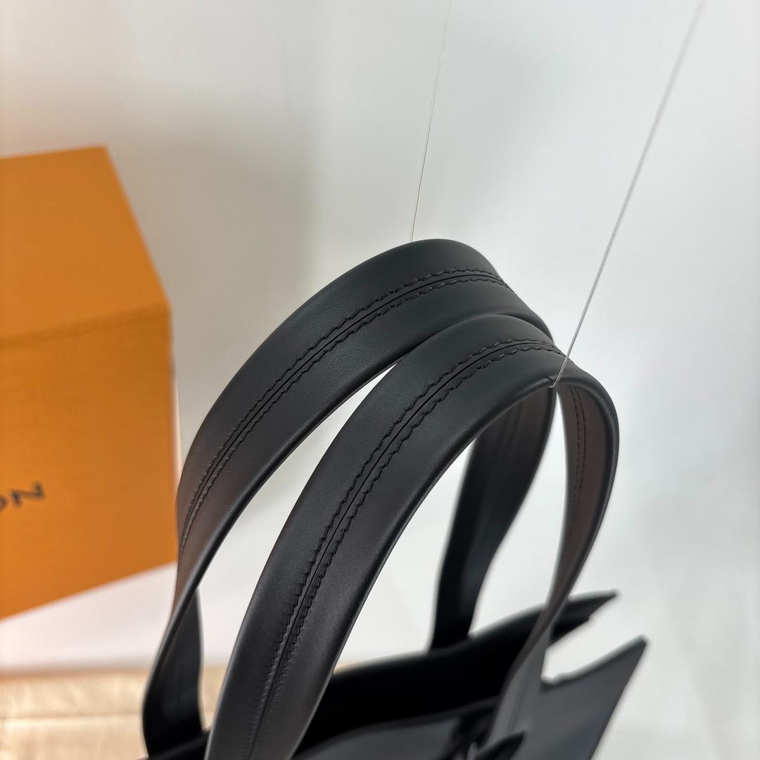 Louis Vuitton LV Aerogram Takeoff Tote Bag Black — view 6