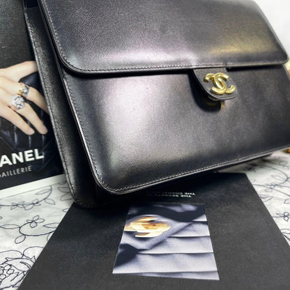Chanel Vintage Turnlock Chain Shoulder — view 4