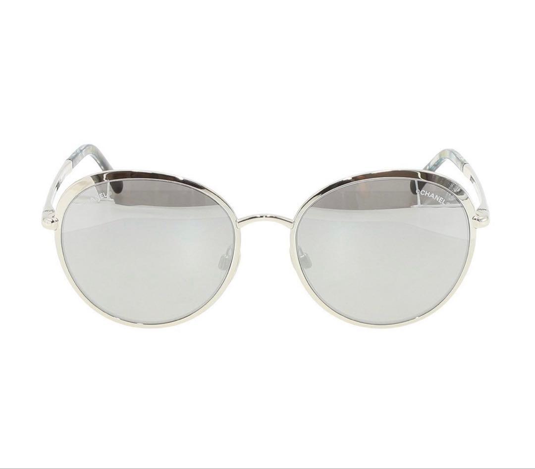 Chanel CC Logo Round Sunglasses Eyewear — view 2