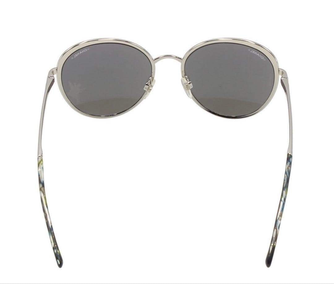 Chanel CC Logo Round Sunglasses Eyewear — view 3