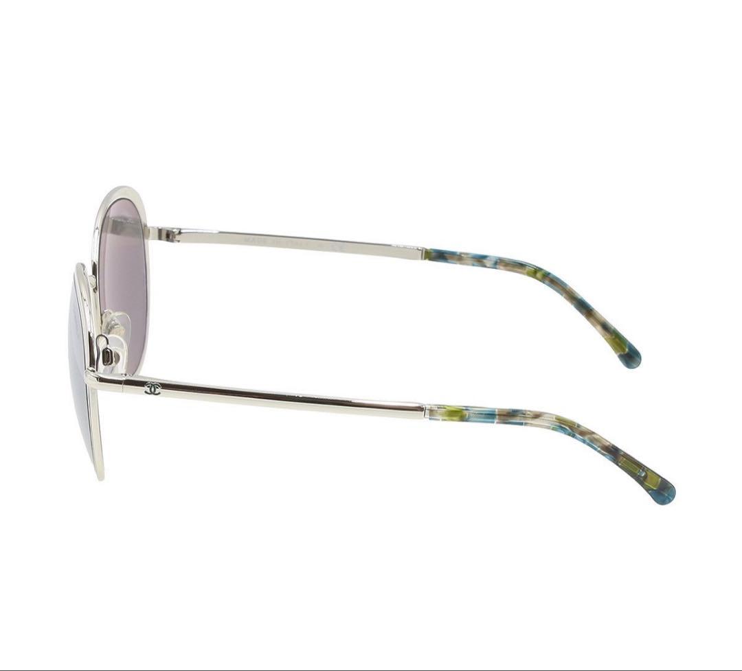 Chanel CC Logo Round Sunglasses Eyewear — view 4