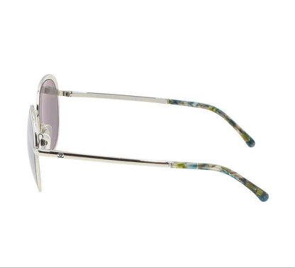 Chanel CC Logo Round Sunglasses Eyewear — view 4