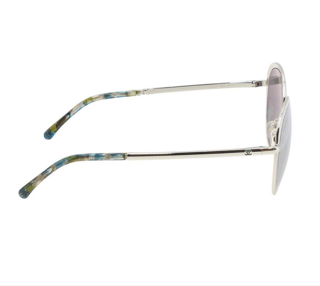 Chanel CC Logo Round Sunglasses Eyewear — view 5