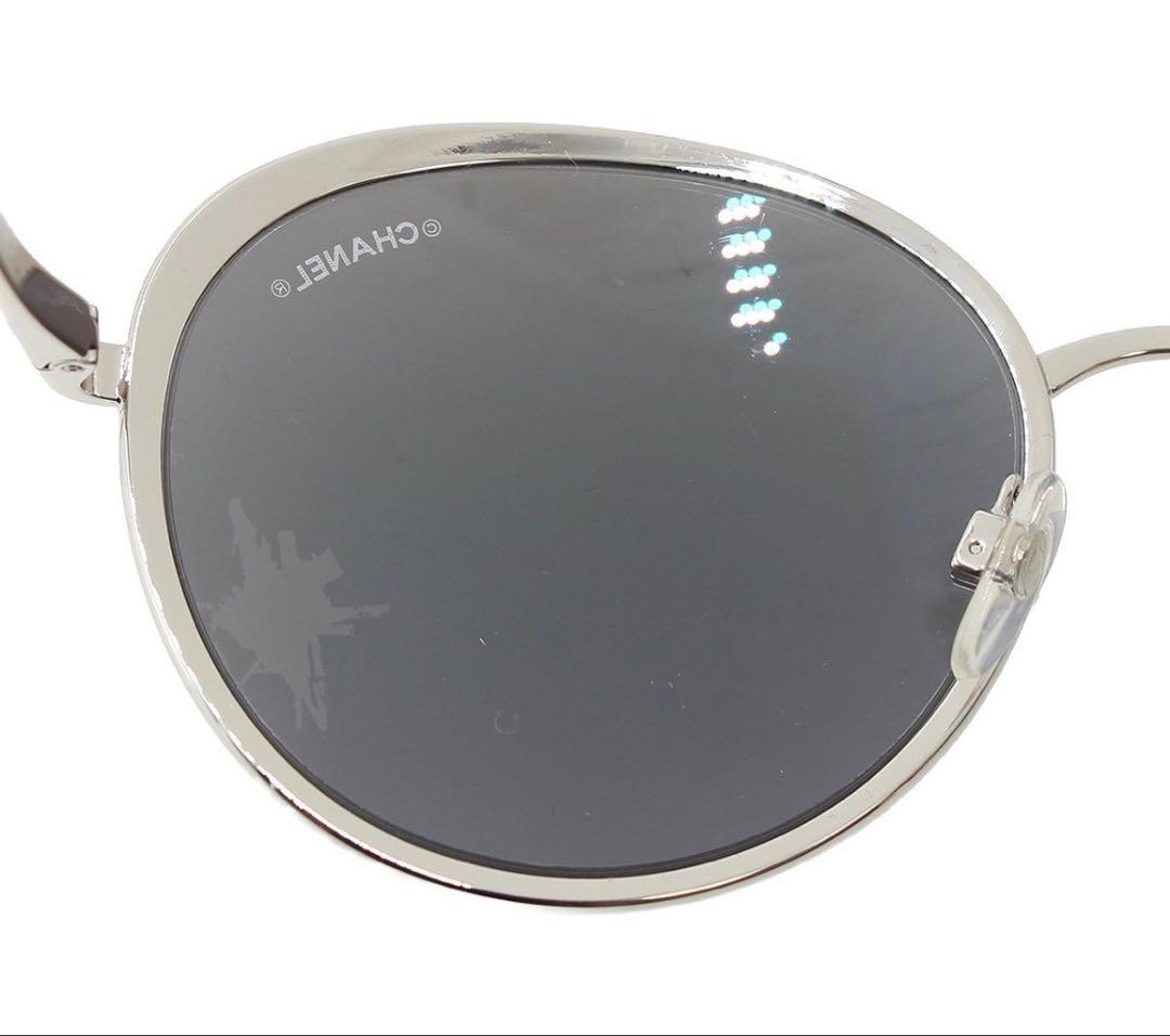 Chanel CC Logo Round Sunglasses Eyewear — view 6
