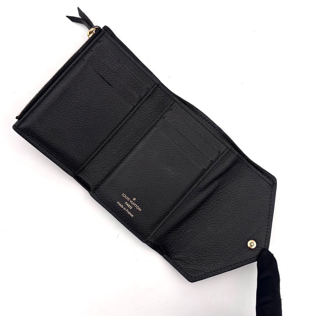 Louis Vuitton Monogram Empreinte Portefeuille Victorine Black Wallet — view 3