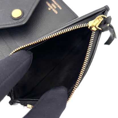 Louis Vuitton Monogram Empreinte Portefeuille Victorine Black Wallet — view 6