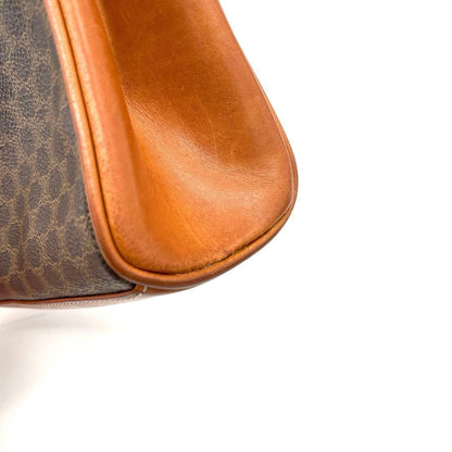 Mini Bag Celine Top Handle Macadam Pattern PVC Brown