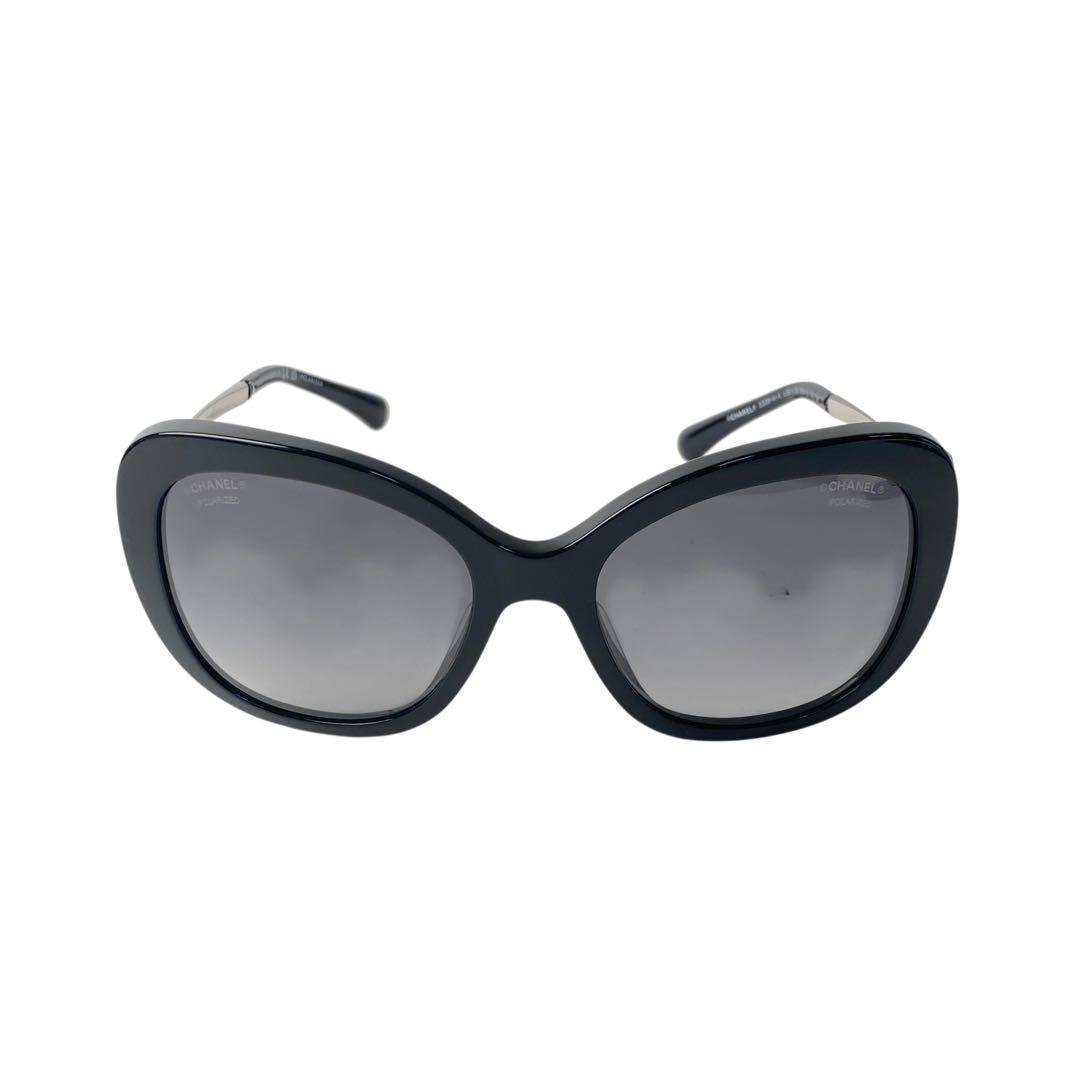 Chanel CC Logo Sunglasses Faux Pearl