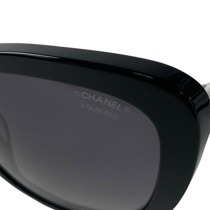 Chanel CC Logo Sunglasses Faux Pearl