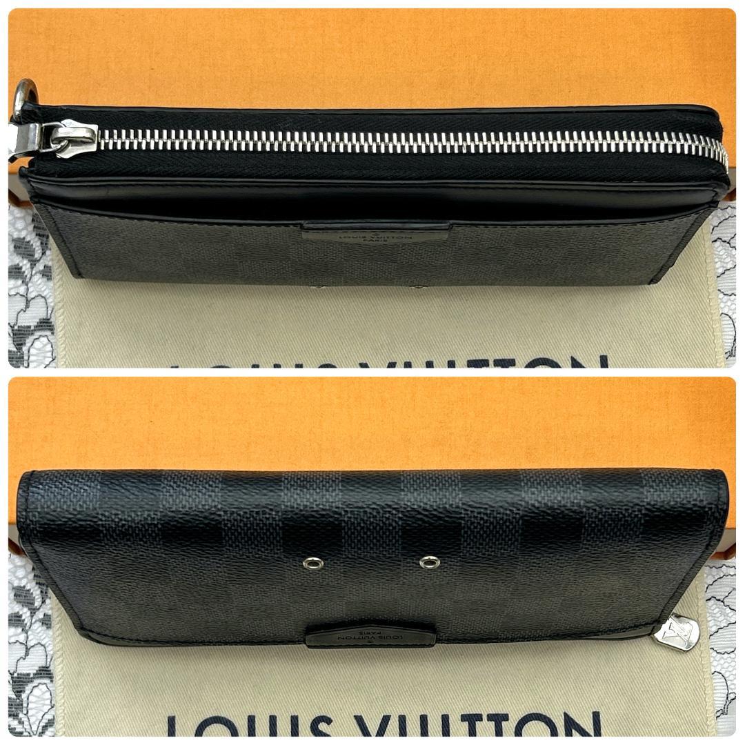 Louis Vuitton Zippy Dragonne Damier Graphite Wallet