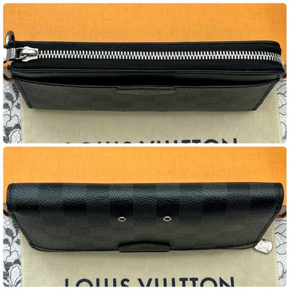Louis Vuitton Zippy Dragonne Damier Graphite Wallet