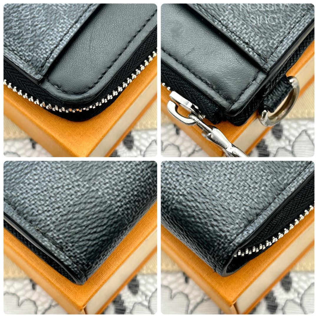 Louis Vuitton Zippy Dragonne Damier Graphite Wallet