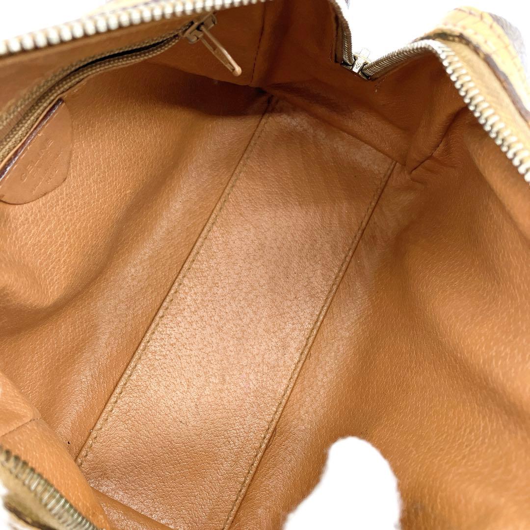 Micro Mini Boston Bag Celine Macadam Pattern Gold Hardware PVC